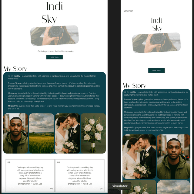Project 2 - Indie Sky - Main Dashboard